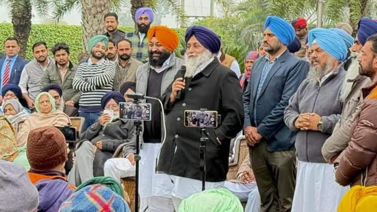 ਕੇਸ ਖਤਮ ਕਰਨ ਲਈ ਅਕਾਲ ਤਖਤ ਦੀ ਸਜ਼ਾ ਨੂੰ ਸਵੀਕਾਰ ਕੀਤਾ: ਸੁਖਬੀਰ ਬਾਦਲ