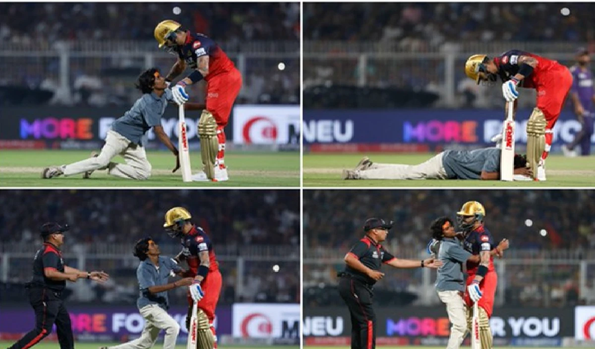 ਕੇਕੇਆਰ ਬਨਾਮ ਆਰਸੀਬੀ: ਵਿਰਾਟ ਕੋਹਲੀ ਨੂੰ ਜੱਫੀ ਪਾਉਂਦਿਆਂ, ਪੁਲਿਸ ਨੇ ਇੱਕ ਕੇਸ ਦਾਇਰ ਕੀਤਾ