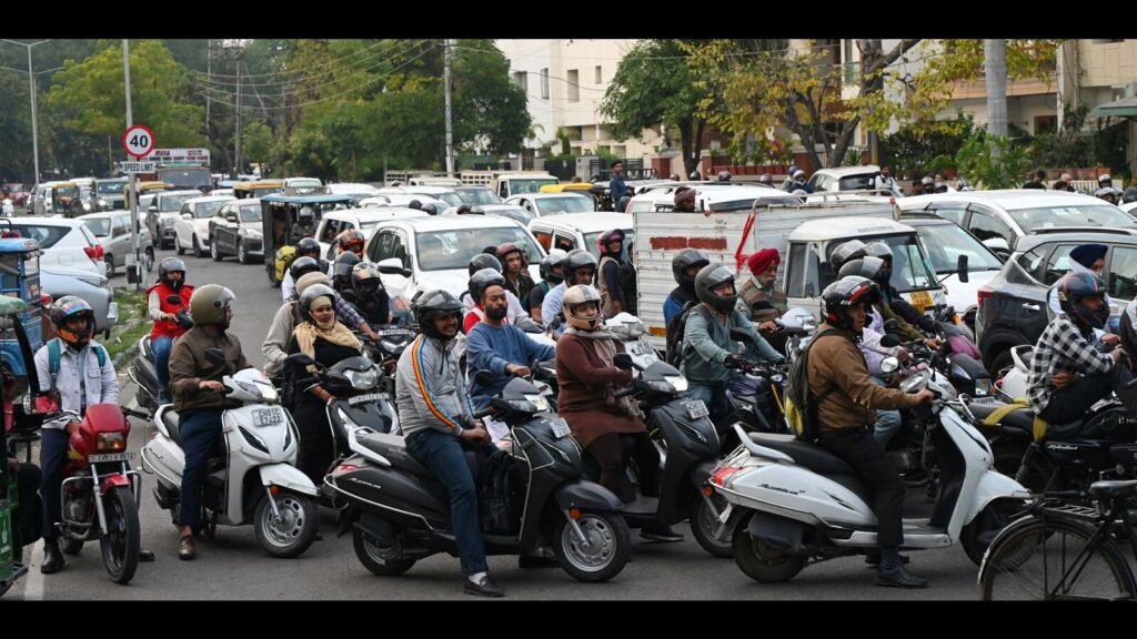 ਟ੍ਰਾਈਸਿਟੀ ਵਾਹਨ ਚਾਲਕ ਰਾਸ਼ਟਰਪਤੀ ਦੇ ਦੌਰੇ ਦੇ ਵਿਚਕਾਰ ਲਾਲ ਹਨ