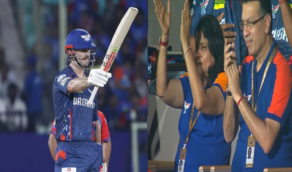 ਡੀਸੀ ਬਨਾਮ ਐਲਐਸਜੀ: ਜੀਐਸਜੀ ਦੇ ਮਾਲਕ ਸੰਜੀਵ ਗੋਕਿਕਾ, ਜੋ ਮਿਸ਼ੇਲ ਮਾਰਸ਼ ਦੇ ਤੂਫਾਨੀ ਛੱਕੇ ਛਾਏ ਹੋਏ ਸਨ, ਨੇ ਅਜਿਹੀ ਪ੍ਰਤੀਕ੍ਰਿਆ ਦਿੱਤੀ