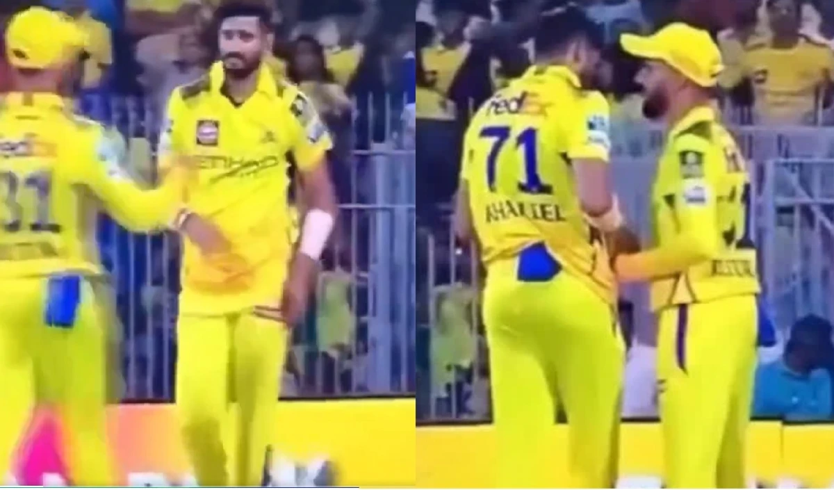 ਸੀਐਸਕੇ ਨੇ ਗੇਂਦ ਨੂੰ ਪਿਆਰ ਕਰ ਰਹੇ ਸੀ? ਰਿਟੁਰਜ ਗਾਇਕਵਾੜ ਅਤੇ ਖਾਲਿਲ ਅਹਿਮਦ ਨੇ ਇਹ ਕਾਰਵਾਈ ਕੀਤੀ