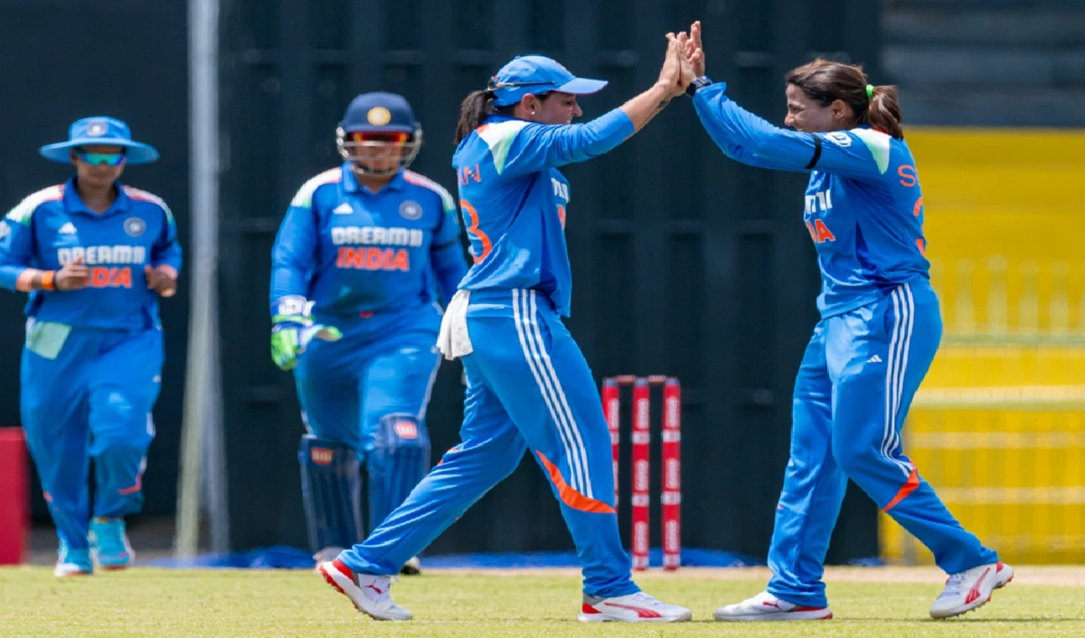 ਇੰਡੀਡਬਲਯੂ ਵੀਐਸ ਸਲੌ: ਟੀਮ ਇੰਡੀਆ ਨੇ ਪਹਿਲੇ ਮੈਚ ਵਿੱਚ ਸ਼੍ਰੀਲੰਕਾ ਨੂੰ ਪਹਿਲੇ ਮੈਚ ਵਿੱਚ ਸਨੇਹ ਰਾਣਾ ਦੇ ਸਰਬੋਤਮ ਪ੍ਰਦਰਸ਼ਨ ਨੂੰ ਹਰਾਇਆ