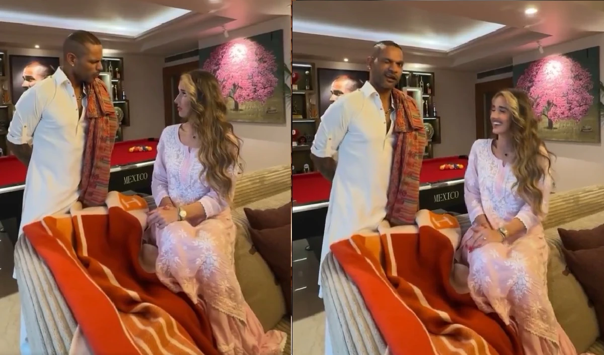 ਸ਼ਿਖਰ ਧਵਨ ਦੀ ਨਵੀਂ ਸਹੇਲੀ ਸੋਫੀ ਦੀ ਲਾਈਨ ਆਈਸ ਹਾਫ ਨੇ ਇਸ ਵਿਸ਼ੇਸ਼ ਵੀਡੀਓ ਨੂੰ ਬਣਾਇਆ