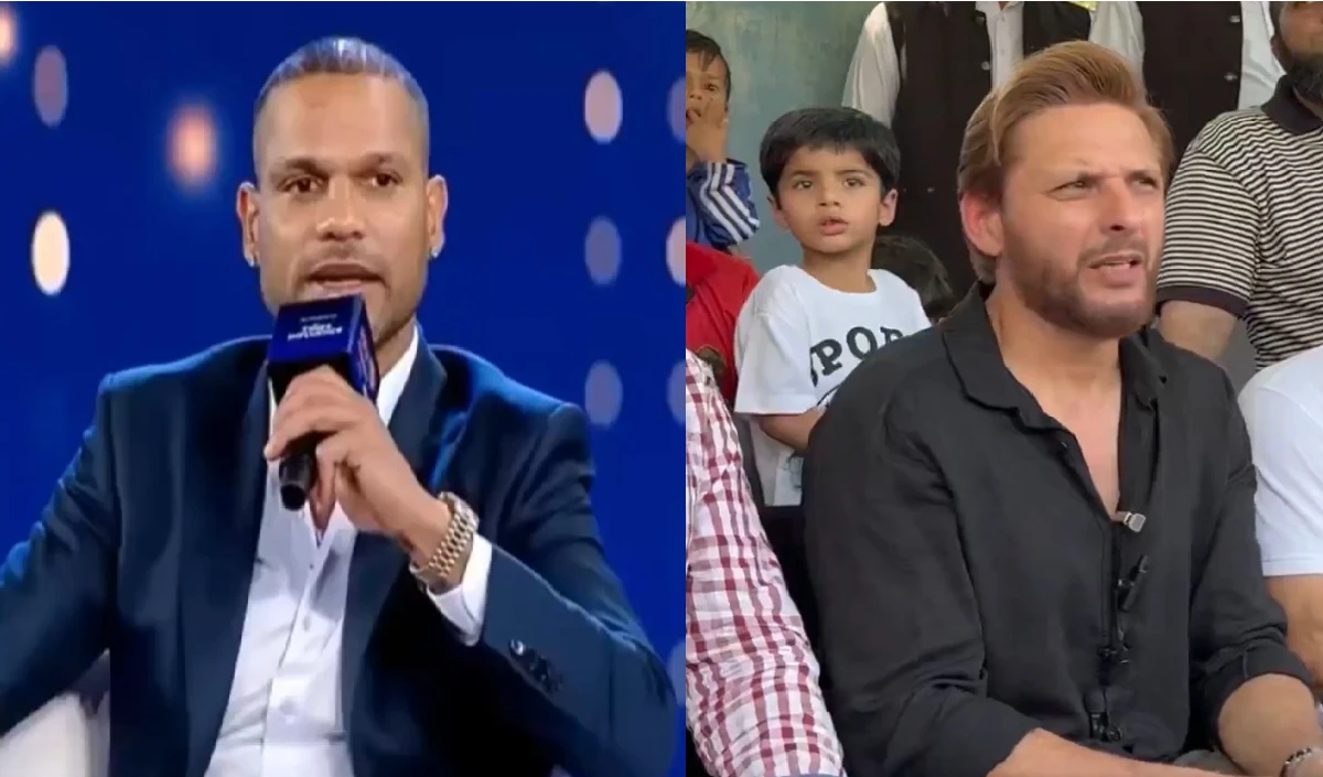 ਸ਼ਿਖਰ ਧਵਨ ਨੇ ਸ਼ਾਹਿਦ ਅਫਰੀਦੀ ਨੂੰ ਅਨੰਦ ਭਰੇ, ਜੋ ਸਾਬਕਾ ਪਾਕ ਕਪਤਾਨ ਨੇ ਭਾਰਤੀ ਫੌਜ ਦੀ ਟਿੱਪਣੀ ਕੀਤੀ