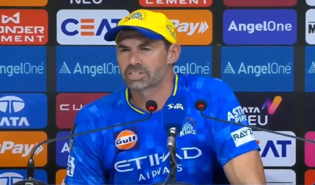 ਆਈਪੀਐਲ 2025: ਕੋਚ ਸਟੀਫਨ ਫਲੀਮ ਨੇ ਇਸ ਖਿਡਾਰੀ ਦੇ ਸਿਰ ਸੀਐਸਕੇ ਦੀ ਹਾਰ ਨੂੰ ਜ਼ਿੰਮੇਵਾਰ ਠਹਿਰਾਇਆ