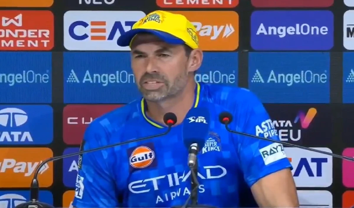 ਆਈਪੀਐਲ 2025: ਕੋਚ ਸਟੀਫਨ ਫਲੀਮ ਨੇ ਇਸ ਖਿਡਾਰੀ ਦੇ ਸਿਰ ਸੀਐਸਕੇ ਦੀ ਹਾਰ ਨੂੰ ਜ਼ਿੰਮੇਵਾਰ ਠਹਿਰਾਇਆ