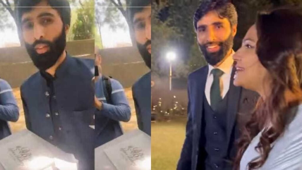 ਜੋਤੀ ਮਲਹੋਤਰਾ ਦੀ ਮਨੁੱਖ ਨਾਲ ਫੋਟੋ ਜਿਸ ਨੇ ਪਾਕਗਾਮ ਦੇ ਅੱਤਵਾਦੀ ਹਮਲੇ ਦੀਆਂ ਸਤਹਾਂ ਤੋਂ ਬਾਅਦ ਪਾਕਿਸਤਾਨ ਦੇ ਦੂਤਾਵਾਸ ਨੂੰ ਕੇਕ ਲਿਆ