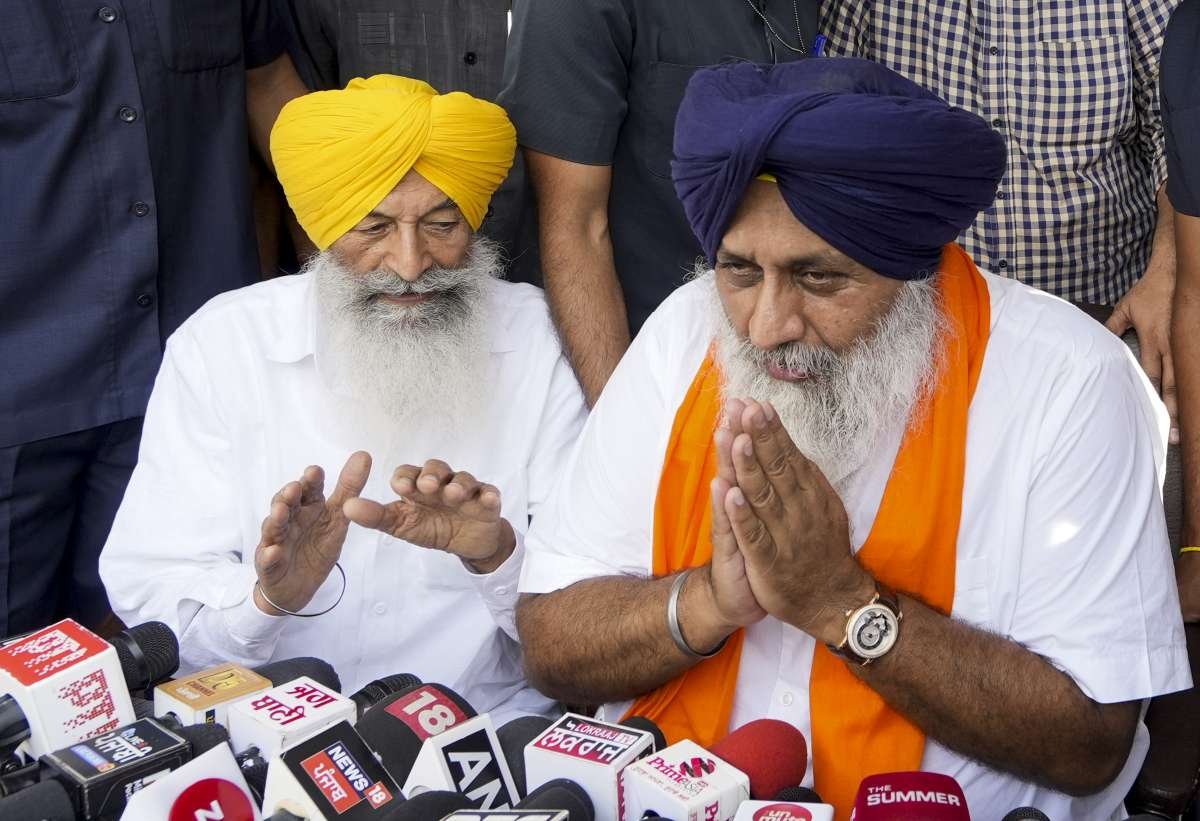ਭਾਰਤ-ਪਾਕਿਸਤਾਨ ਦੇ ਟਕਰਾਅ: ਸੁਖਬੀਰ ਬਾਦਲ ਨੇ ਪੰਜਾਬ ਦੀ ਰੱਖਿਆ ਵਿਚ ਫੌਜ ਦੀ ਭੂਮਿਕਾ 'ਦੀ ਭੂਮਿਕਾ ਨਿਭਾਈ, ਬੀਜੇਪੀ ਨੇ ਅਕਾਲੀ ਦਲ ਦੇ ਸਟੈਂਡ ਦਾ ਸਵਾਗਤ ਕੀਤਾ