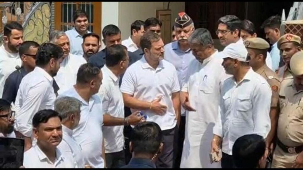 ਰਾਹੁਲ ਨੇ ਕਰਨਾਲ ਵਿੱਚ ਪੱਖ ਵਿਨੀ ਨੌਰਵਾਲ ਦੇ ਪਰਿਵਾਰ ਨੂੰ ਲਾਹਨਤ ਅੱਤਵਾਦੀ ਹਮਲੇ ਦੇ ਪਰਿਵਾਰ ਨੂੰ ਬੁਲਾਇਆ