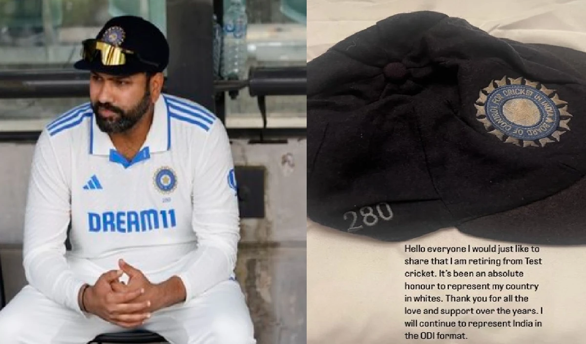 ਰੋਹਿਤ ਸ਼ਰਮਾ ਨੇ ਪ੍ਰਸ਼ੰਸਕਾਂ ਨੇ ਪ੍ਰਸ਼ੰਸਕਾਂ ਨੂੰ ਟੈਸਟ ਕ੍ਰਿਕਟ ਤੋਂ ਰਿਟਾਇਰਮੈਂਟ ਦੀ ਘੋਸ਼ਣਾ ਕੀਤੀ