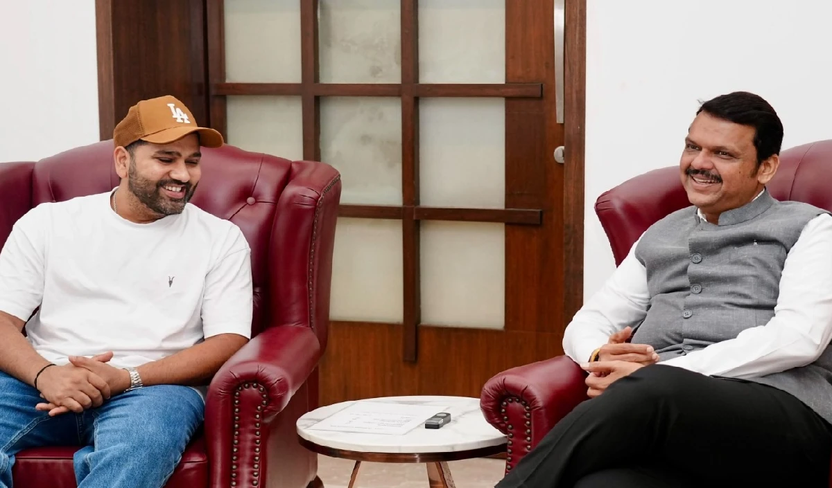 ਰੋਹਿਤ ਸ਼ਰਮਾ ਨੇ ਮੁੱਖ ਮੰਤਰੀ ਦੇਵ ਦਵੰਬਰ ਫਾਡਨਵੀ ਨੂੰ ਟੈਸਟ ਤੋਂ ਮੁਕਤ ਹੋਣ ਤੋਂ ਬਾਅਦ ਵੇਖਿਆ, ਫੋਟੋਆਂ ਵੇਖੋ