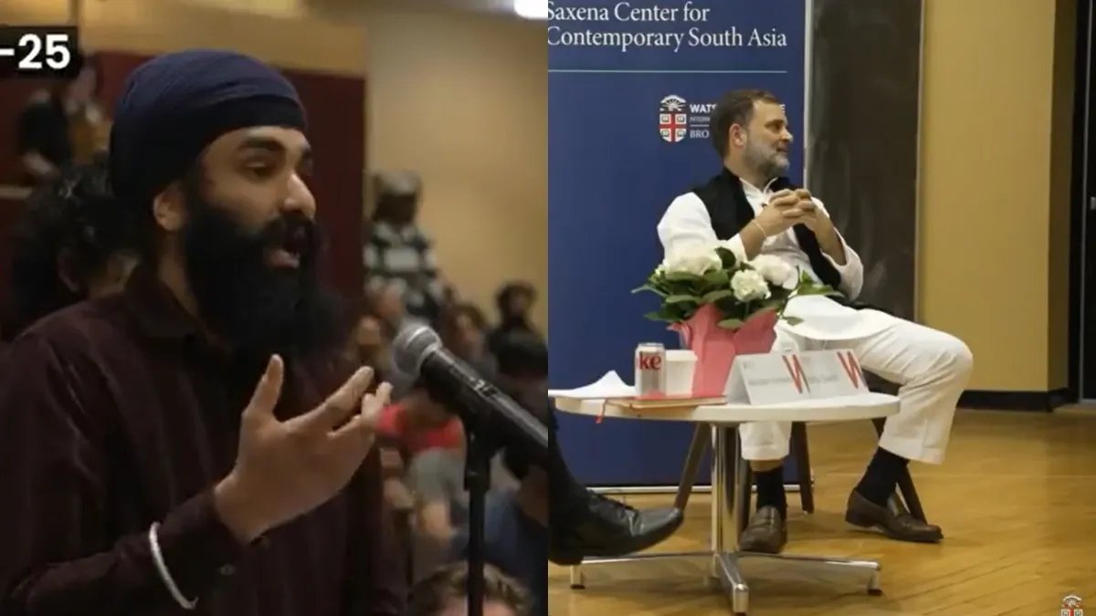 ਸਿੱਖ ਗਾਂਧੀ ਨੇ ਯੂਐਸ ਈਵੈਂਟ ਦੌਰਾਨ ਦ੍ਰਿੜ ਸਟਾਰ ਅਤੇ 1984 ਦੇ ਦੰਗਿਆਂ 'ਤੇ ਦ੍ਰਿੜ ਸਤਾਖੀ ਗਾਂਧੀ ਦਾ ਸਾਹਮਣਾ ਕੀਤਾ | ਵੀਡੀਓ