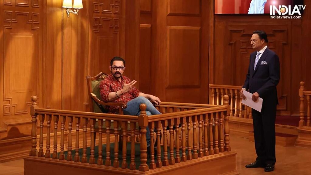 ‘ਆਪਾ ਕੀ ਏ.ਆਰ.ਐਲ.ਟੀ: ਆਮਿਰ ਖਾਨ ਦੇਸ਼ ਭਗਤੀ, ਫਿਲਮਾਂ ਅਤੇ ਹੋਰ ਵਧੇਰੇ ਸ਼ਾਂਤ ਹੋਏ; ਅੱਜ ਰਾਤ ਨੂੰ 10 ਵਜੇ ਭਾਰਤ ਟੀਵੀ ਤੇ ​​ਪਹਿਨੇ ਵੇਖੋ