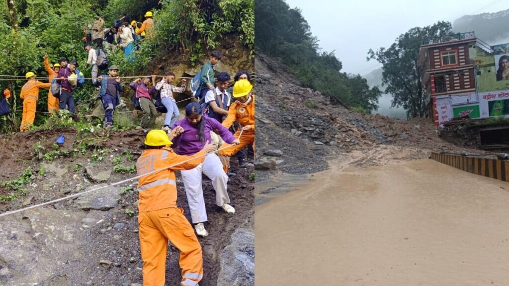 ਉਤਰਾਖੰਡ: ਐਸਡੀਆਰਫ ਨੇ ਸੋਡਰਨਾਥ ਹਾਈਵੇਅ, ਬਰੇਰੀਨਾਥ ਹਾਈਵੇਅ ਵਿੱਚ ਲੈਂਡਸਲਾਈਡ ਤੋਂ ਬਾਅਦ 40 ਕੇਦਾਰਨਾਥ ਸ਼ਰਧਾਲੂਆਂ ਨੂੰ ਬਚਾ ਲਿਆ