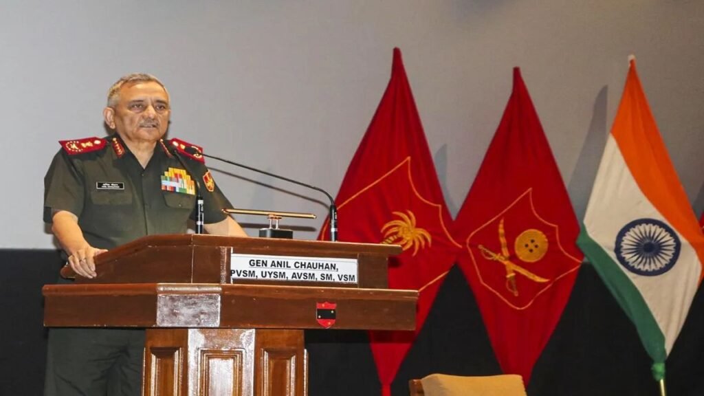 ਓਪਰੇਸ਼ਨ ਸਿੰਡੋਰ ਜਾਰੀ ਹੈ, ਫੋਰਸਾਂ ਨੂੰ ਚੌਂਕ 24×7 ਰਹਿਣ ਦੀ ਜ਼ਰੂਰਤ ਹੈ: ਸੀਡੀਐਸ ਅਨਿਲ ਚੌਹਾਨ