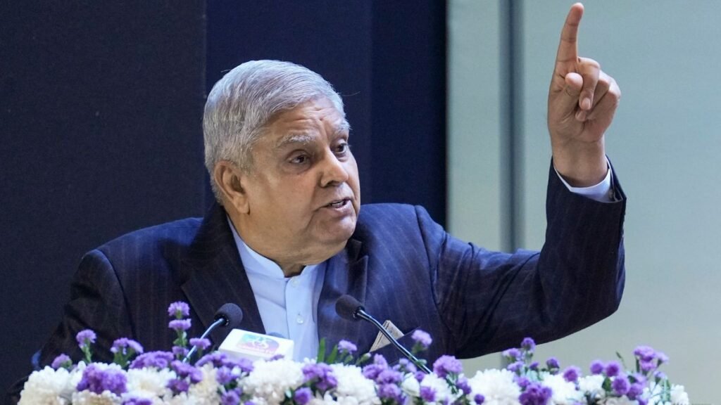 ‘ਜੇ ਇਹ ਸੱਚਮੁੱਚ ਸਿਹਤ ਬਾਰੇ ਸੀ …’: ਜਗਦੀਪ ਧਨਖਰ ਦੇ ਅਸਤੀਫੇ ਦਿਵਸ ਪ੍ਰਧਾਨ ਵਜੋਂ ਉਪ-ਰਾਸ਼ਟਰਪਤੀ ਨੇ ਰਾਜਨੀਤਿਕ ਬੱਝ ਨੂੰ ਹਰਾਇਆ