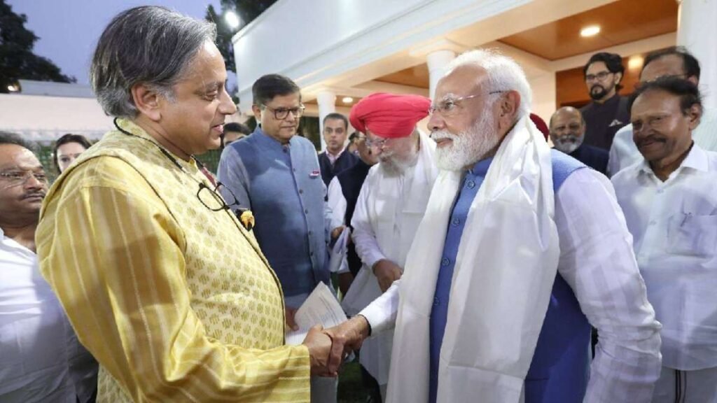 ਪ੍ਰਧਾਨਮ ਪ੍ਰਧਾਨਮੰਤਰੀ ਮੋਦੀ ਨੇ ਕਾਂਗਰਸ ਨੂੰ inar ਾਹੁਣ ਲਈ ਸ਼ਸ਼ੀ ਥ੍ਰੂਰ ਸੰਦਰਭ ਦੀ ਵਰਤੋਂ ਕੀਤੀ: ‘ਕੁਝ ਸੰਸਦ ਵਿੱਚ ਬੋਲਣ ਤੋਂ ਰੋਕਿਆ’