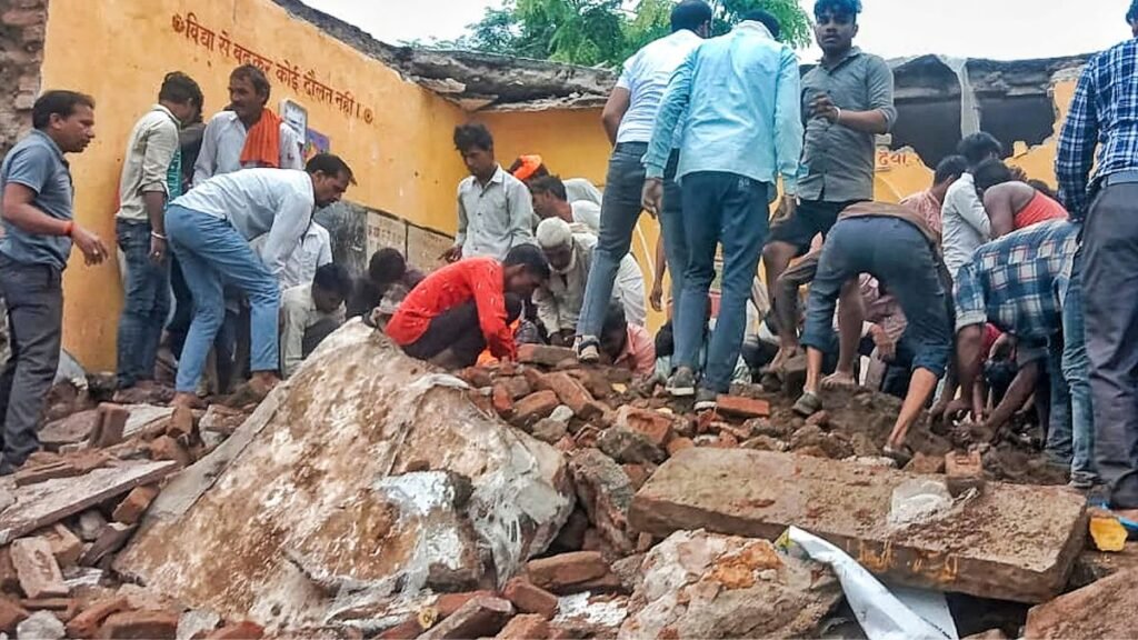ਰਾਜਸਥਾਨ ਦੀ ਛੱਤ ਦੇ collapse ਹਿਣ ਵਿੱਚ 7 ਬੱਚਿਆਂ ਤੋਂ ਬਾਅਦ ਦੇਸ਼ ਵਿਆਪੀ ਸੁਰੱਖਿਆ ਆਧਾਰ ਦੇ ਆਦੇਸ਼