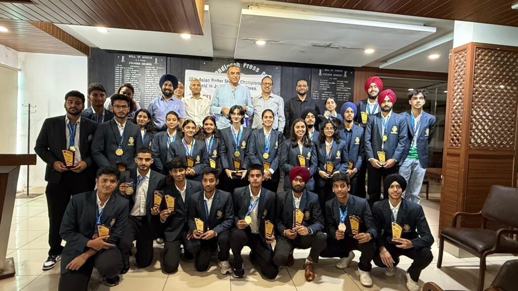 ਚੰਡੀਗੜ੍ਹ ਸਕੇਟਿੰਗ ਐਸੋਸੀਏਸ਼ਨ ਨੇ 24 ਏਸ਼ੀਅਨ ਸੀ’ਸ਼ਿਪ ਤਹਿਮਵਾਰਾਂ ਦੀ ਸਪੁਰਦਗੀ ਕੀਤੀ