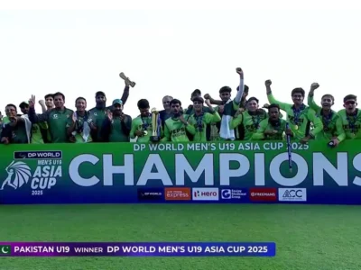 U19 ਏਸ਼ੀਆ ਕੱਪ ਫਾਈਨਲ: ਪਾਕਿਸਤਾਨ ਦੀ ਵੱਡੀ ਜਿੱਤ, ਦੁਬਈ 'ਚ ਮੋਹਸਿਨ ਨਕਵੀ ਖੁਸ਼
