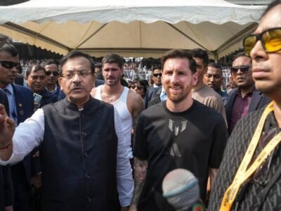 'ਅੰਤਰਰਾਸ਼ਟਰੀ ਬਦਨਾਮੀ ਲਿਆਂਦੀ': ਭਾਜਪਾ ਨੇ ਮੇਸੀ ਇਵੈਂਟ ਹਫੜਾ-ਦਫੜੀ 'ਤੇ ਬੰਗਾਲ ਸਰਕਾਰ ਦੀ ਨਿੰਦਾ ਕਰਨ ਲਈ ਵਿਦੇਸ਼ੀ ਮੀਡੀਆ ਰਿਪੋਰਟਾਂ ਸਾਂਝੀਆਂ ਕੀਤੀਆਂ