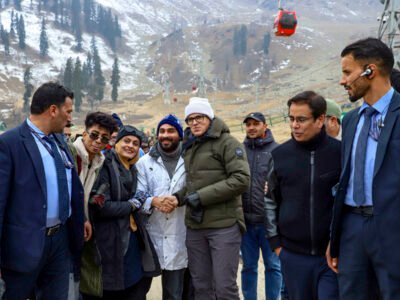 ਕਸ਼ਮੀਰ: ਏਸ਼ੀਆ ਦੀ ਸਭ ਤੋਂ ਲੰਬੀ ਸਕੀ ਡਰੈਗ ਲਿਫਟ ਗੁਲਮਰਗ ਵਿਖੇ ਖੋਲ੍ਹੀ ਗਈ