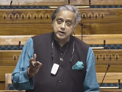 'ਗਾਂਧੀ ਨੂੰ ਹਟਾਉਣਾ ਅਨੈਤਿਕ': ਸ਼ਸ਼ੀ ਥਰੂਰ ਨੇ ਮਨਰੇਗਾ ਦਾ ਨਾਂ ਬਦਲਣ ਦੇ ਕੇਂਦਰ ਦੇ ਕਦਮ ਦੀ ਕੀਤੀ ਨਿੰਦਾ