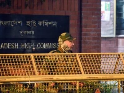 'ਗੁੰਮਰਾਹਕੁੰਨ ਪ੍ਰਚਾਰ': ਭਾਰਤ ਨੇ ਦਿੱਲੀ ਵਿੱਚ ਬੰਗਲਾਦੇਸ਼ ਹਾਈ ਕਮਿਸ਼ਨ ਦੇ ਬਾਹਰ ਵਿਰੋਧ ਪ੍ਰਦਰਸ਼ਨ ਦੀਆਂ ਮੀਡੀਆ ਰਿਪੋਰਟਾਂ ਨੂੰ ਰੱਦ ਕੀਤਾ