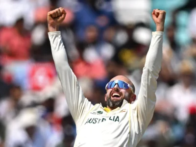 ਨਾਥਨ ਲਿਓਨ ਗਲੇਨ ਮੈਕਗ੍ਰਾ ਨੂੰ ਪਿੱਛੇ ਛੱਡ ਕੇ ਆਸਟ੍ਰੇਲੀਆ ਲਈ ਸਭ ਤੋਂ ਵੱਧ ਵਿਕਟਾਂ ਲੈਣ ਵਾਲੇ ਦੂਜੇ ਗੇਂਦਬਾਜ਼ ਬਣੇ।