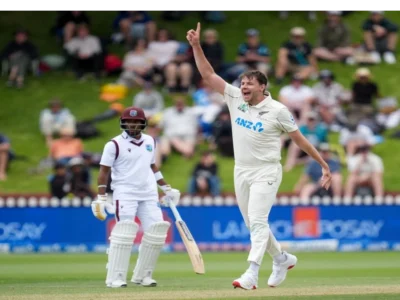 ਨਿਊਜ਼ੀਲੈਂਡ ਲਈ ਆਸਾਨ ਜਿੱਤ, ਜੈਕਬ ਡਫੀ ਨੇ ਪੰਜ ਵਿਕਟਾਂ ਲੈ ਕੇ ਵੈਸਟਇੰਡੀਜ਼ 'ਤੇ ਦਬਦਬਾ ਬਣਾਇਆ