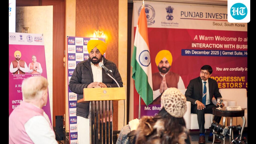 ਮਾਨ ਨੇ ਪੰਜਾਬ ਨੂੰ ਦੱਖਣੀ ਕੋਰੀਆ ਵਿੱਚ ‘ਭਵਿੱਖ ਲਈ ਤਿਆਰ’ ਨਿਵੇਸ਼ ਕੇਂਦਰ ਵਜੋਂ ਦਰਸਾਇਆ