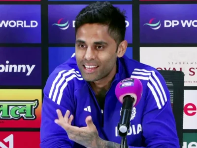 ਮੇਰਾ ਥੋੜਾ ਜਿਹਾ ਖਿੱਚਿਆ ਗਿਆ... ਸੂਰਿਆਕੁਮਾਰ ਯਾਦਵ ਨੇ ਟੀ-20 ਵਿਸ਼ਵ ਕੱਪ ਤੋਂ ਪਹਿਲਾਂ ਪ੍ਰਸ਼ੰਸਕਾਂ ਨਾਲ ਕੀਤਾ ਵੱਡਾ ਵਾਅਦਾ
