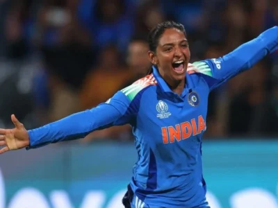 ਮੈਦਾਨ 'ਤੇ ਭਾਰਤ ਦੀ ਜਿੱਤ ਦਾ ਜਸ਼ਨ, ਪਰ ਹਰਮਨਪ੍ਰੀਤ ਦੇ ਚਿਹਰੇ 'ਤੇ ਹੌਲੀ ਓਵਰ ਰੇਟ ਦੀ ਚਿੰਤਾ