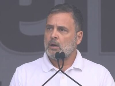 'ਮੋਦੀ-ਆਰਐਸਐਸ ਸਰਕਾਰ ਨੂੰ ਹਟਾਉਣ ਲਈ ਅਸੀਂ ਸੱਚਾਈ, ਅਹਿੰਸਾ ਨਾਲ ਕੰਮ ਕਰਾਂਗੇ': 'ਵੋਟ ਚੋਰ ਗੱਦੀ ਛੱਡੋ' ਰੈਲੀ 'ਚ ਰਾਹੁਲ ਗਾਂਧੀ