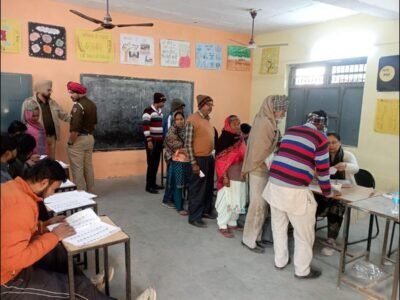 ਮੋਹਾਲੀ ਵਿੱਚ ਦਿਹਾਤੀ ਬਾਡੀ ਚੋਣਾਂ ਵਿੱਚ 54.9% ਵੋਟਰਾਂ ਨੇ ਹਿੱਸਾ ਲਿਆ