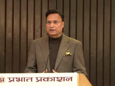 ਰਜਤ ਸ਼ਰਮਾ ਨੇ ਦਿੱਲੀ ਵਿੱਚ 'ਅਟਲ ਸਨਮਾਨ' ਕਿਤਾਬ ਦੇ ਲਾਂਚ ਸਮਾਗਮ ਵਿੱਚ ਅਟਲ ਬਿਹਾਰੀ ਵਾਜਪਾਈ ਨੂੰ ਭਾਵੁਕ ਸ਼ਰਧਾਂਜਲੀ ਭੇਟ ਕੀਤੀ।