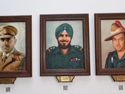 ਰਾਸ਼ਟਰਪਤੀ ਭਵਨ ਵਿਖੇ ਪਰਮਵੀਰ ਚੱਕਰ ਨਾਲ ਸਨਮਾਨਿਤ ਬ੍ਰਿਟਿਸ਼ ਅਫਸਰਾਂ ਦੀਆਂ ਤਸਵੀਰਾਂ ਬਦਲੀਆਂ ਗਈਆਂ