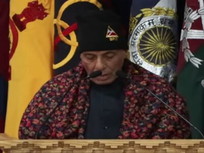 ਰੱਖਿਆ ਮੰਤਰੀ ਰਾਜਨਾਥ ਸਿੰਘ ਨੇ ਲੱਦਾਖ ਵਿੱਚ 125 ਸਰਹੱਦੀ ਬੁਨਿਆਦੀ ਢਾਂਚਾ ਪ੍ਰੋਜੈਕਟਾਂ ਦਾ ਉਦਘਾਟਨ ਕੀਤਾ