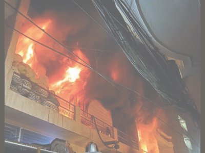 ਲੁਧਿਆਣਾ: ਸਕਰੈਪ ਦੇ ਗੋਦਾਮ ਨੂੰ ਲੱਗੀ ਅੱਗ, 4 ਇਮਾਰਤਾਂ ਸੜ ਕੇ ਸੁਆਹ