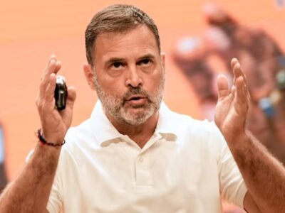 BMC ਵੋਟਾਂ ਦੀ ਗਿਣਤੀ ਦੌਰਾਨ ਰਾਹੁਲ ਗਾਂਧੀ ਦੀ ਪਹਿਲੀ ਪ੍ਰਤੀਕਿਰਿਆ: 'ਵੋਟ ਚੋਰੀ ਇੱਕ ਰਾਸ਼ਟਰ ਵਿਰੋਧੀ ਕਾਰਵਾਈ ਹੈ'