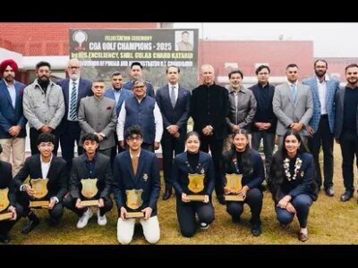 ਚੰਡੀਗੜ੍ਹ: ਪੰਜਾਬ ਦੇ ਰਾਜਪਾਲ ਕਟਾਰੀਆ ਨੇ 2025 ਦੇ ਚੋਟੀ ਦੇ ਸੀਜੀਏ ਗੋਲਫਰਾਂ ਦਾ ਸਨਮਾਨ ਕੀਤਾ