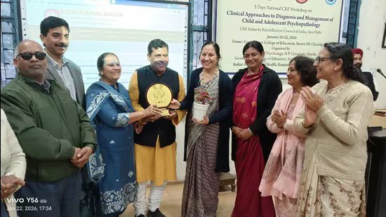 ਚੰਡੀਗੜ੍ਹ ਵਿੱਚ 3 ਰੋਜ਼ਾ ਰਾਸ਼ਟਰੀ CRE ਵਰਕਸ਼ਾਪ ਸਮਾਪਤ ਹੋਈ