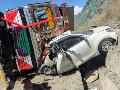 ਜੂਨ 2022 ਤੋਂ ਜੰਮੂ-ਕਸ਼ਮੀਰ ਵਿੱਚ ਸੜਕ ਹਾਦਸਿਆਂ ਵਿੱਚ ਤਕਰੀਬਨ 3,700 ਜਾਨਾਂ ਗਈਆਂ