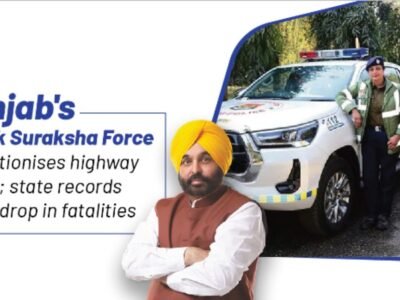 ਪੰਜਾਬ ਦੀ ਸੜਕ ਸੁਰੱਖਿਆ ਫੋਰਸ ਨੇ ਹਾਈਵੇਅ ਸੁਰੱਖਿਆ ਵਿੱਚ ਕ੍ਰਾਂਤੀਕਾਰੀ; ਰਾਜ ਵਿੱਚ ਮੌਤਾਂ ਵਿੱਚ ਤੇਜ਼ੀ ਨਾਲ ਗਿਰਾਵਟ ਦਰਜ ਕੀਤੀ ਗਈ ਹੈ