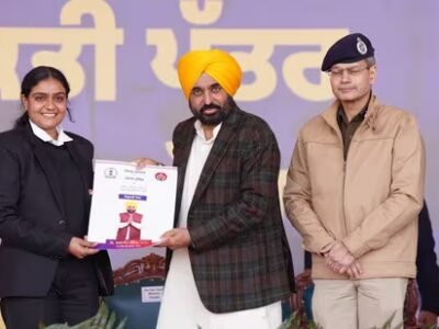 ਪੰਜਾਬ ਦੇ ਮੁੱਖ ਮੰਤਰੀ ਨੇ 1746 ਨਵੇਂ ਭਰਤੀ ਕਾਂਸਟੇਬਲਾਂ ਨੂੰ ਨਿਯੁਕਤੀ ਪੱਤਰ ਸੌਂਪੇ