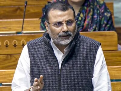 ਨਿਸ਼ੀਕਾਂਤ ਦੂਬੇ ਦੀ ਨਹਿਰੂ ਤੇ ਇੰਦਰਾ 'ਤੇ ਟਿੱਪਣੀ ਨੂੰ ਲੈ ਕੇ ਸੰਸਦ 'ਚ ਭਾਜਪਾ ਅਤੇ ਵਿਰੋਧੀ ਧਿਰ ਦੇ ਸੰਸਦ ਆਹਮੋ-ਸਾਹਮਣੇ | ਵੀਡੀਓ