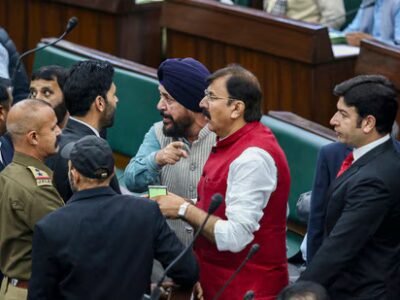 ਪਹਾੜੀ ਕੋਟੇ ਨੂੰ ਲੈ ਕੇ ਭਾਜਪਾ ਵਿਧਾਇਕਾਂ ਨੇ ਜੰਮੂ-ਕਸ਼ਮੀਰ ਵਿਧਾਨ ਸਭਾ ਤੋਂ ਵਾਕਆਊਟ ਕੀਤਾ