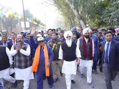 ਪੰਜਾਬ ਦੇ ਰਾਜਪਾਲ ਦੇ ਨਸ਼ਿਆਂ ਵਿਰੁੱਧ ਮਾਰਚ ਨੇ ਸਿਆਸੀ ਵਿਵਾਦ ਛੇੜ ਦਿੱਤਾ ਹੈ