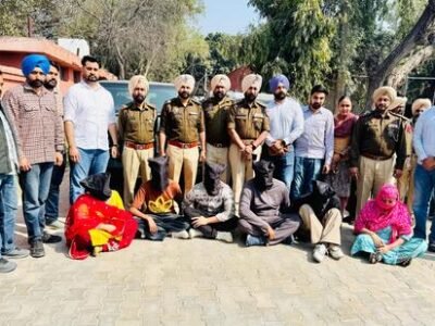 ਪੰਜਾਬ: ਪਾਕਿ ਸਮਰਥਿਤ ਡਰੱਗ ਗਿਰੋਹ ਦਾ ਪਰਦਾਫਾਸ਼, ਜਵਾਨ, ਬਰਖਾਸਤ ਪੁਲਿਸ ਸਮੇਤ 6 ਗ੍ਰਿਫਤਾਰ