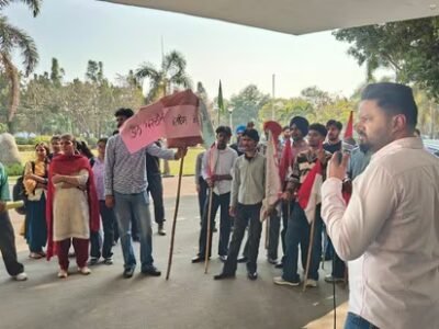 ਪੰਜਾਬੀ ਯੂਨੀਵਰਸਿਟੀ ਵਿੱਚ ਵਿਦਿਆਰਥਣਾਂ ਦੇ ਹੋਸਟਲਰਾਂ ਦੇ ਦਾਖ਼ਲੇ ਲਈ ਰਾਤ 9 ਵਜੇ ਦੀ ਸਮਾਂ ਸੀਮਾ ਦਾ ਵਿਰੋਧ ਹੋਇਆ